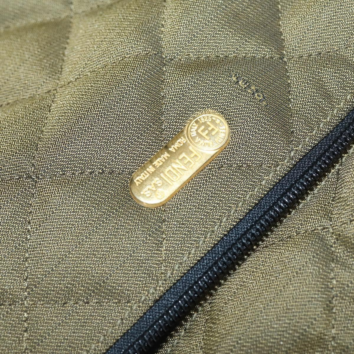 Fendi Vintage Rolling Suitcase Zucca Canvas, Brown, Canvas, Travel Bag