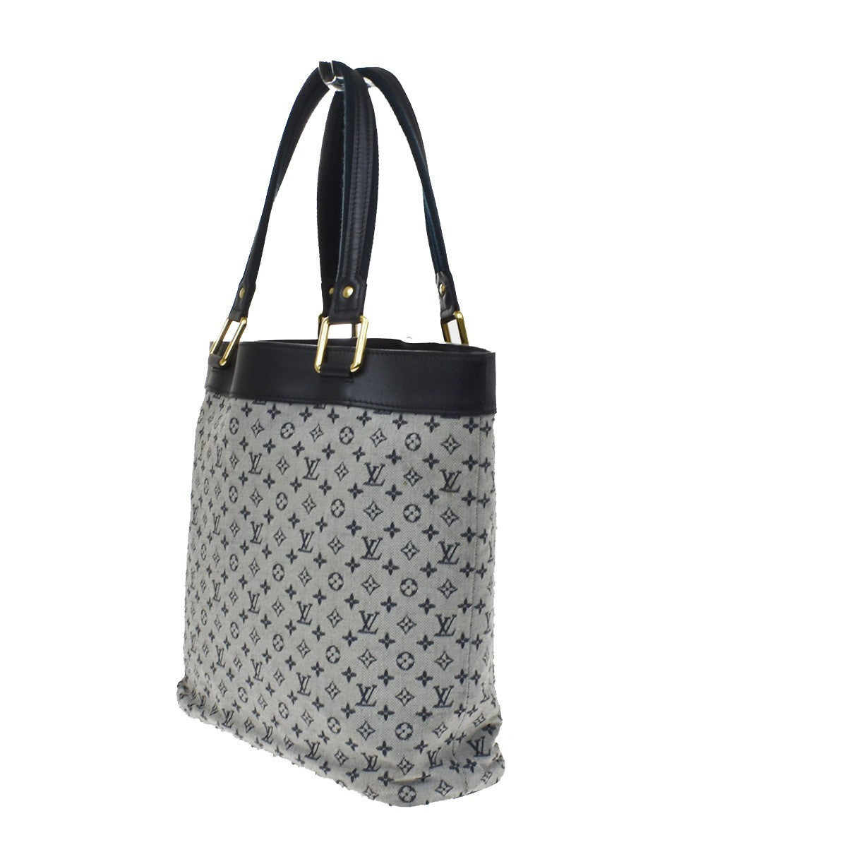 Louis Vuitton Lucille Mini Lin, Blue, Canvas, Handbag