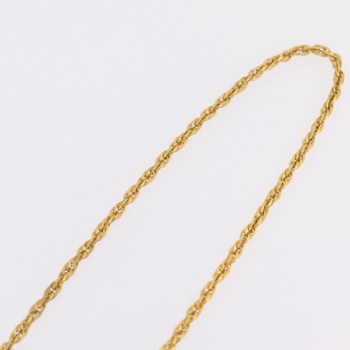 Chanel CC Perfume Bottle Pendant Chain Long Metal with Crystals and Faux Pearls, Gold, Metal, Necklace