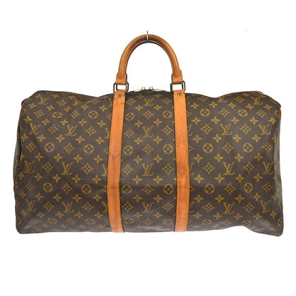 Louis Vuitton Keepall Monogram Canvas, Brown, Canvas, Travel Bag