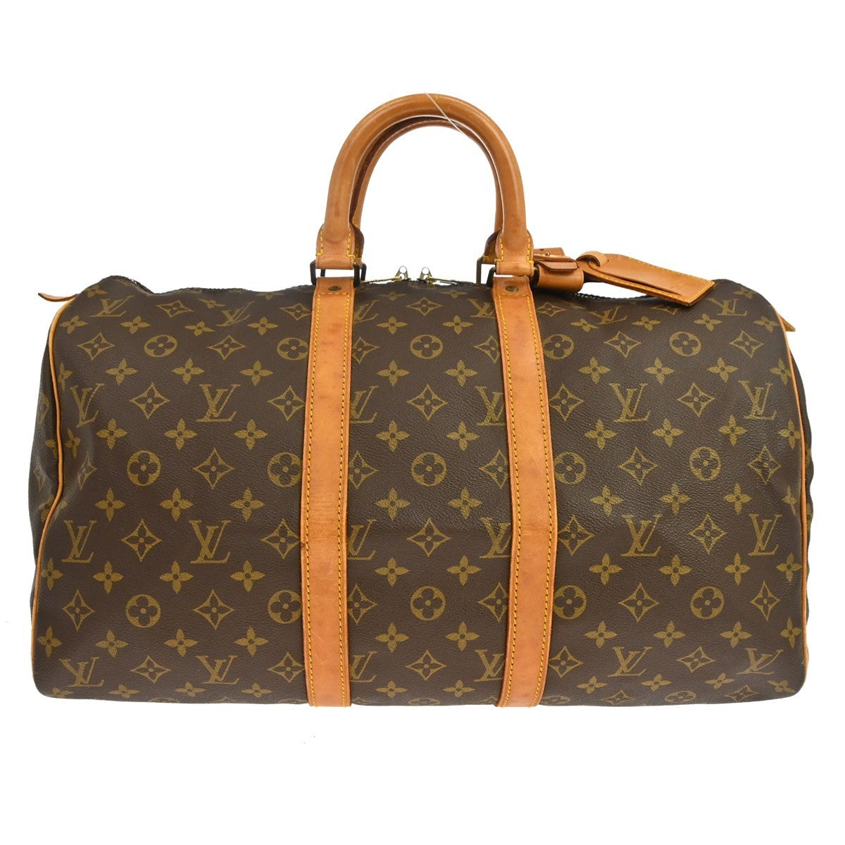 Louis Vuitton Keepall Monogram Canvas, Brown, Canvas, Travel Bag