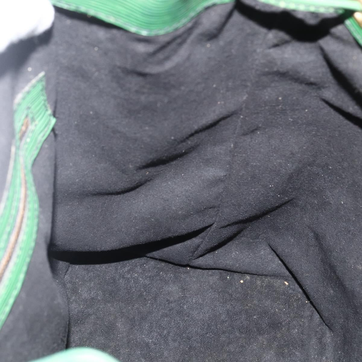 Louis Vuitton Noé Epi, Green, Leather, Shoulder Bag