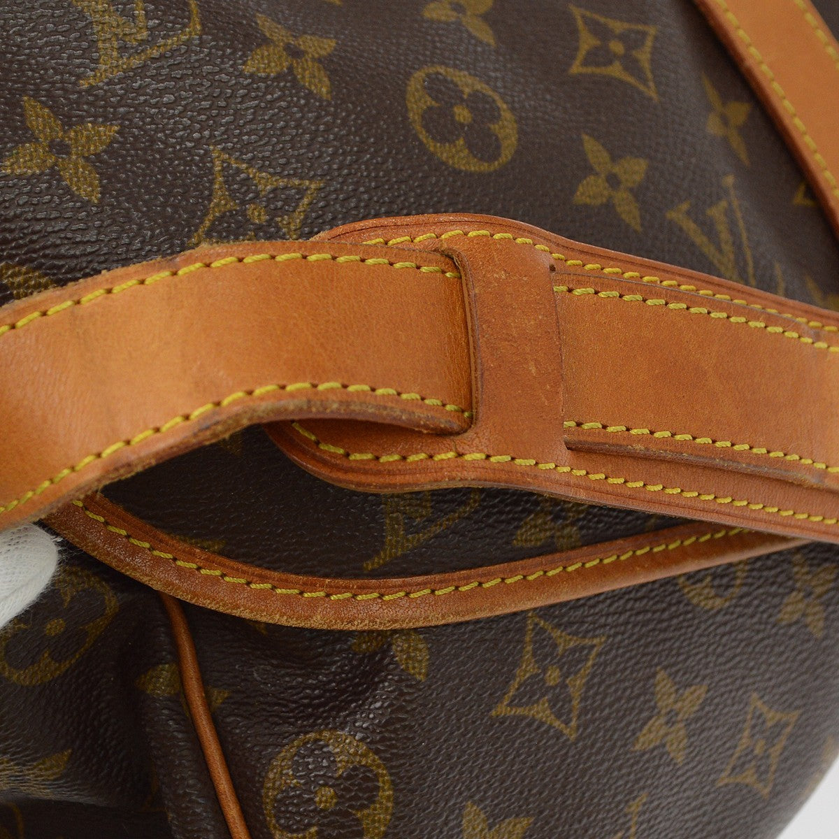 Louis Vuitton Saumur Monogram, Brown, Canvas, Shoulder Bag