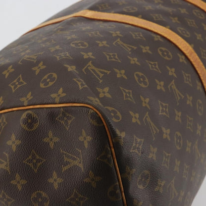 Louis Vuitton Keepall Bandoulière Monogram, Brown, Canvas, Travel Bag