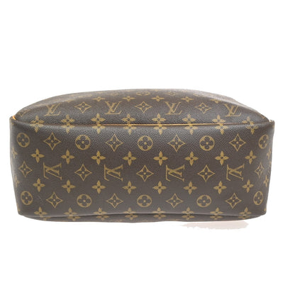Louis Vuitton Deauville Monogram Canvas, Brown, Leather, Handbag