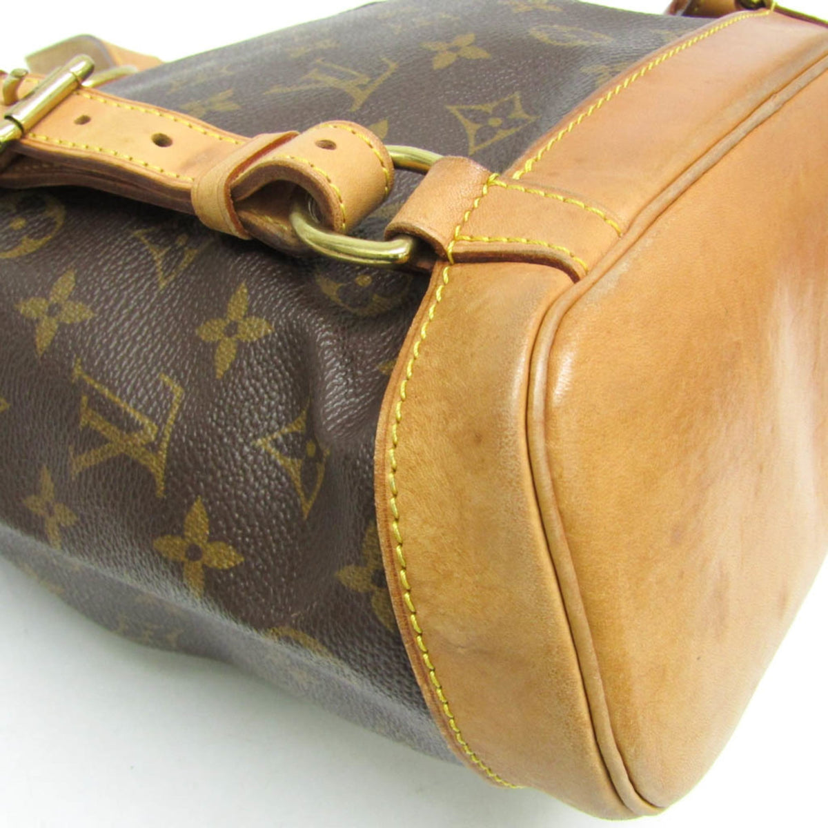 Louis Vuitton Vintage Montsouris Monogram Canvas, Brown, Canvas, Backpack