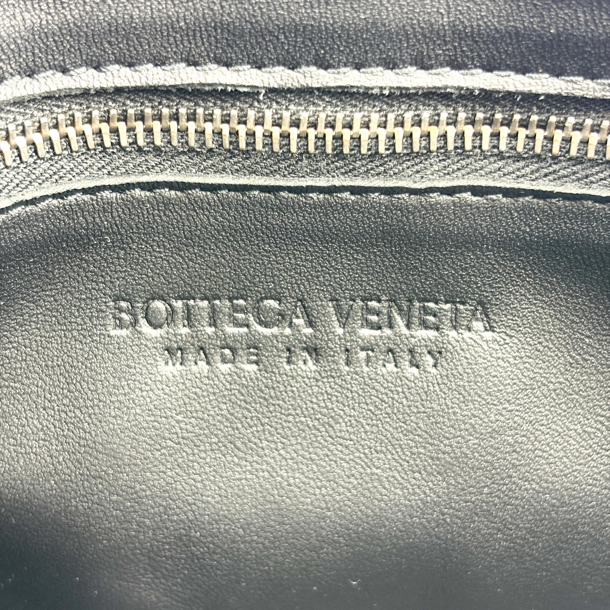 Bottega Veneta Cassette Maxi Intrecciato Patent, Black, Leather, Crossbody Bag