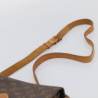 Louis Vuitton Cartouchiere Monogram Canvas, Brown, Canvas, Handbag
