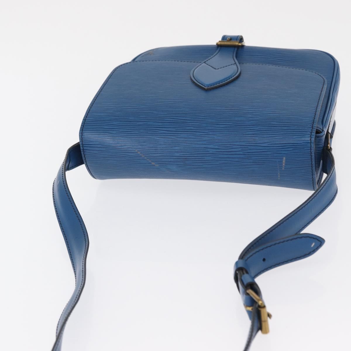 Louis Vuitton Cartouchiere Epi Leather, Blue, Leather, Shoulder Bag