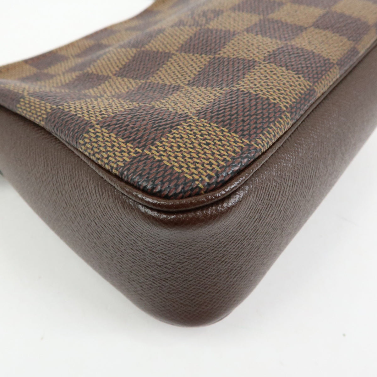 Louis Vuitton Trousse Make Up Damier, Brown, Canvas, Clutch