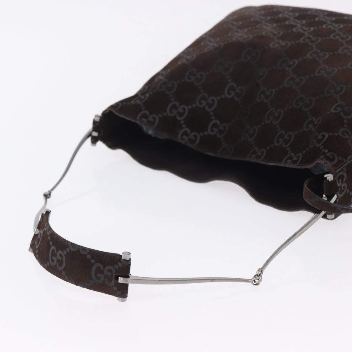 Gucci Vintage Hobo GG Suede, Multicolour, Suede, Shoulder Bag
