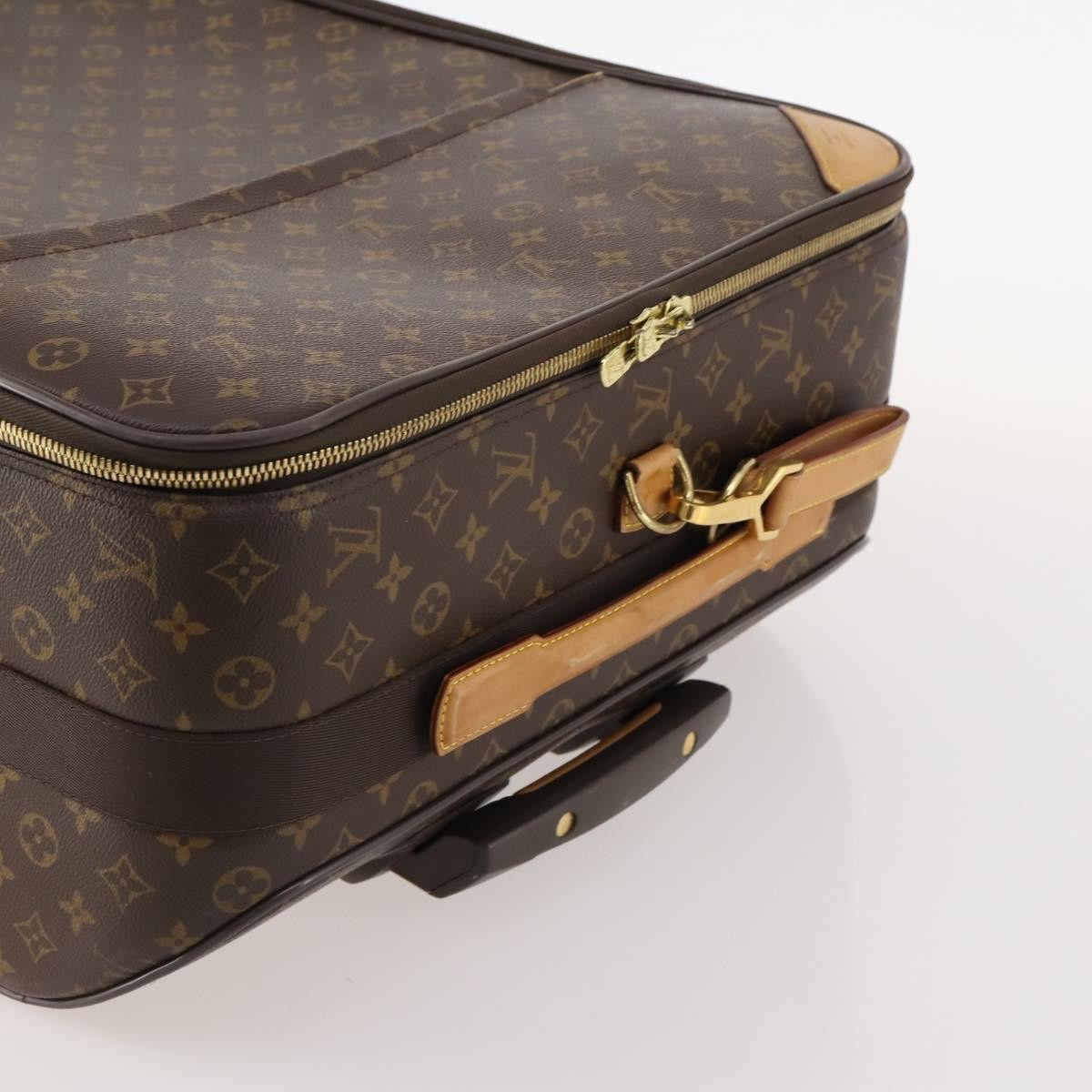 Louis Vuitton Pegase Luggage Monogram Canvas, Brown, Canvas, Travel Bag