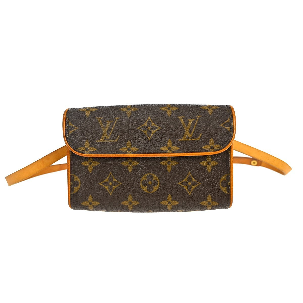 Louis Vuitton Florentine Monogram, Brown, Canvas, Clutch