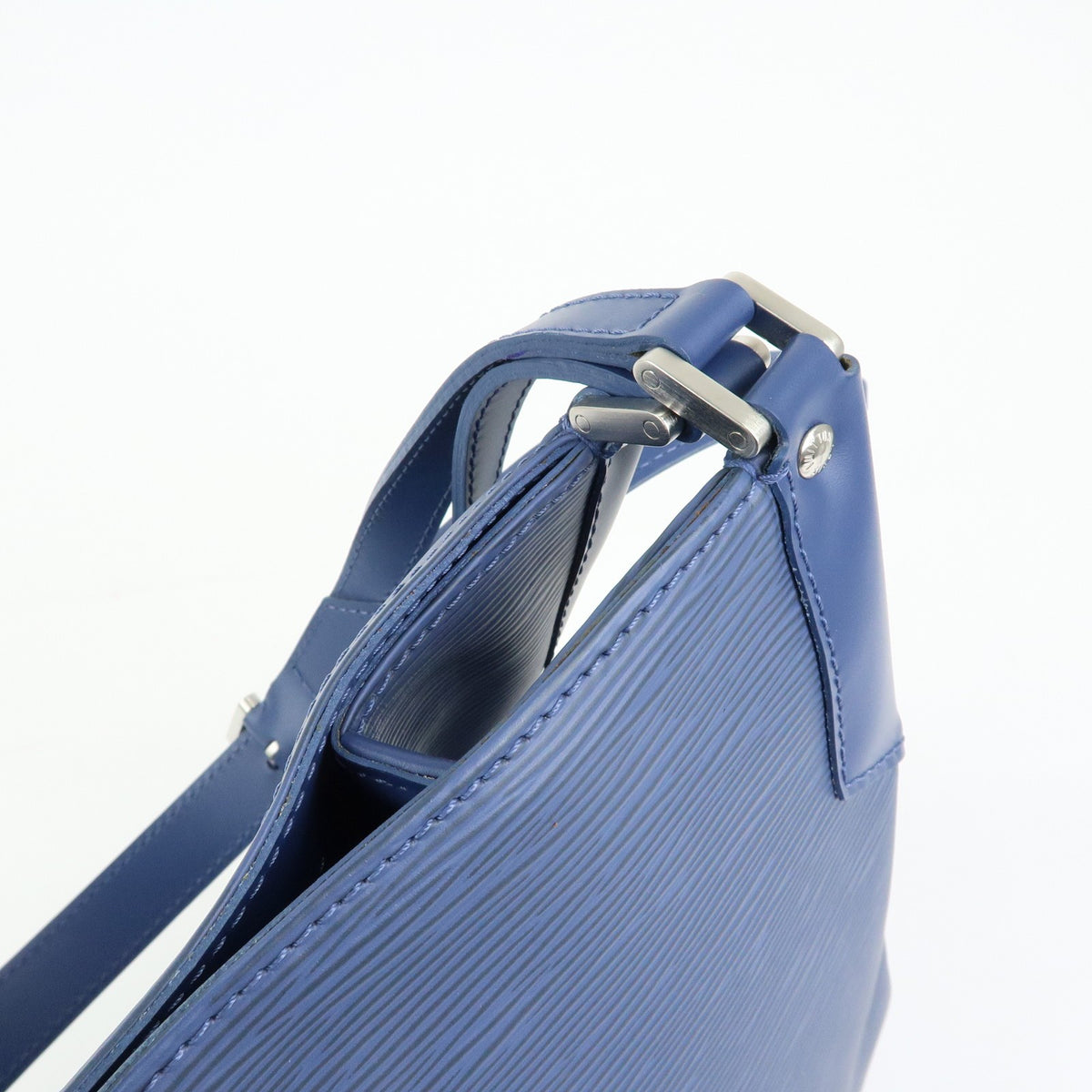 Louis Vuitton Mandara Epi Leather, Blue, Leather, Shoulder Bag