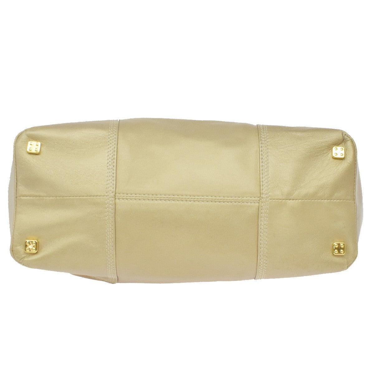 Loewe Anagram Leather, Gold, Leather, Tote Bag