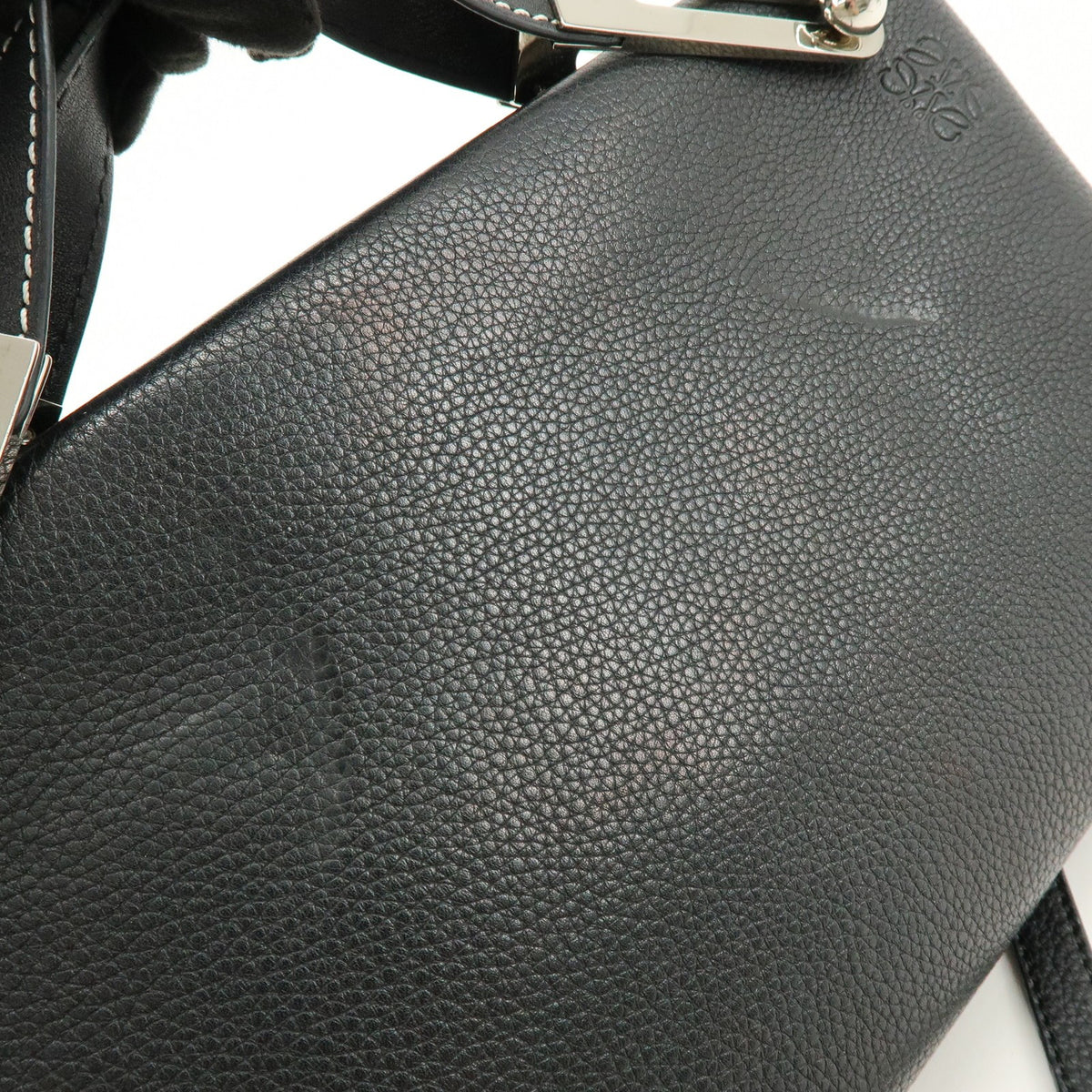 Loewe Missy Leather, Black, Leather, Handbag