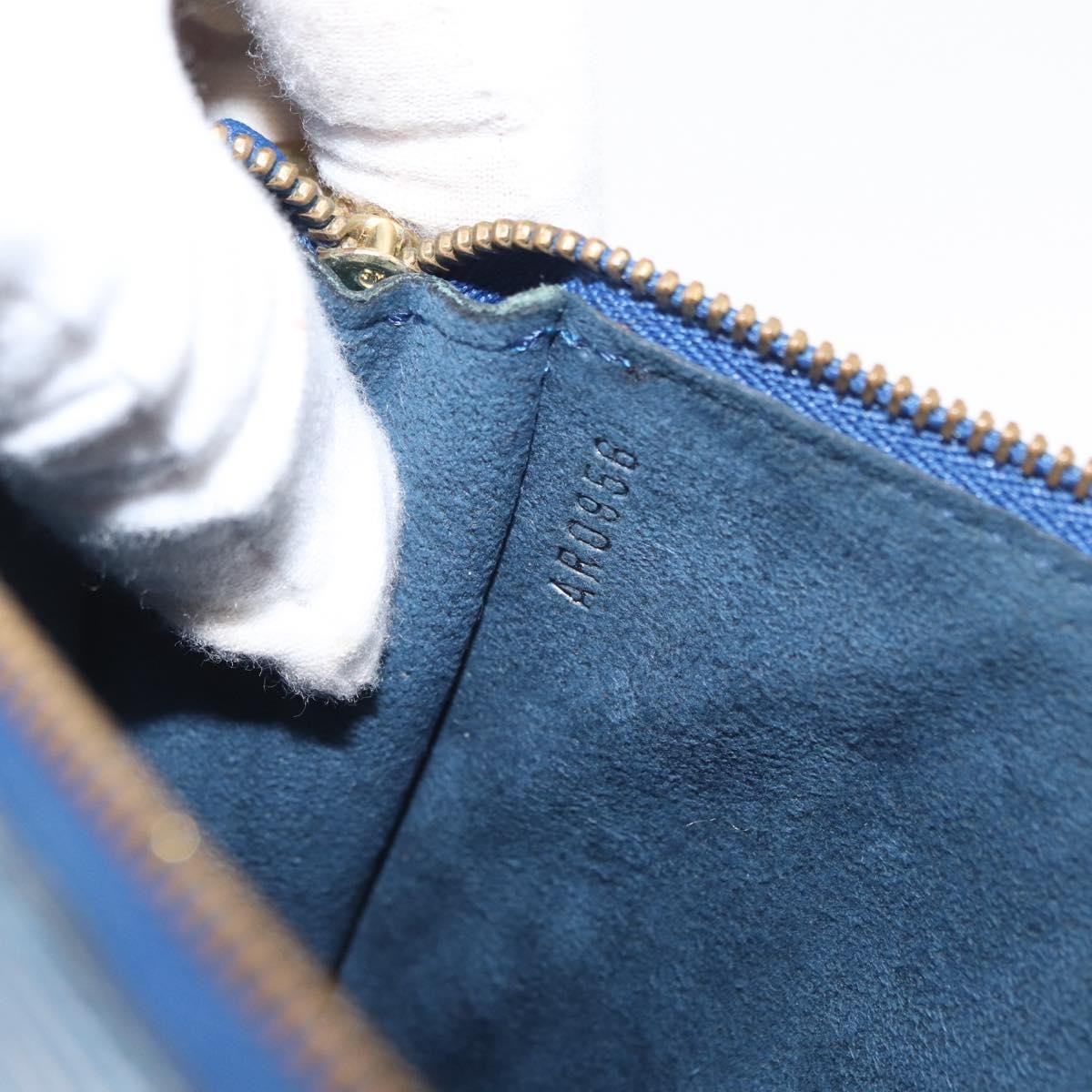 Louis Vuitton Pochette Accessoires Epi Leather, Blue, Leather, Clutch