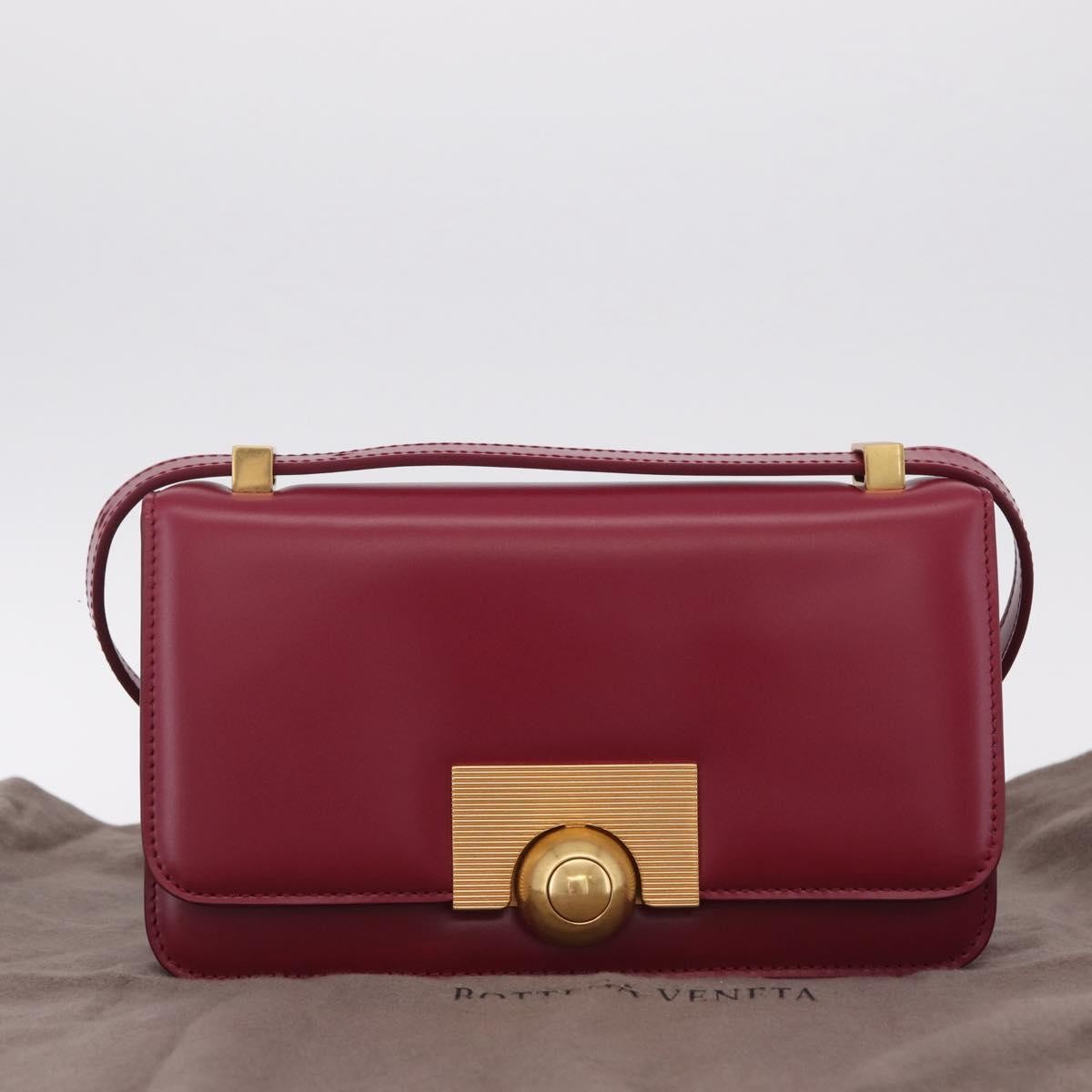 Bottega Veneta BV Classic Spazzolato Leather, Red, Leather, Handbag