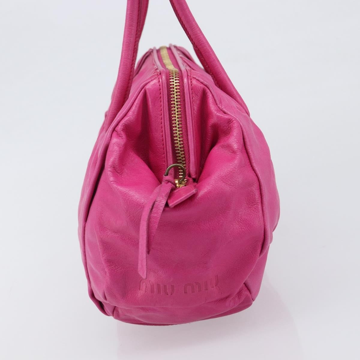 Miu Miu Shoulder Leather, Pink, Leather, Shoulder Bag