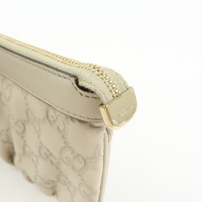 Gucci Heart Wristlet Guccissima Leather, Beige, Leather, Clutch