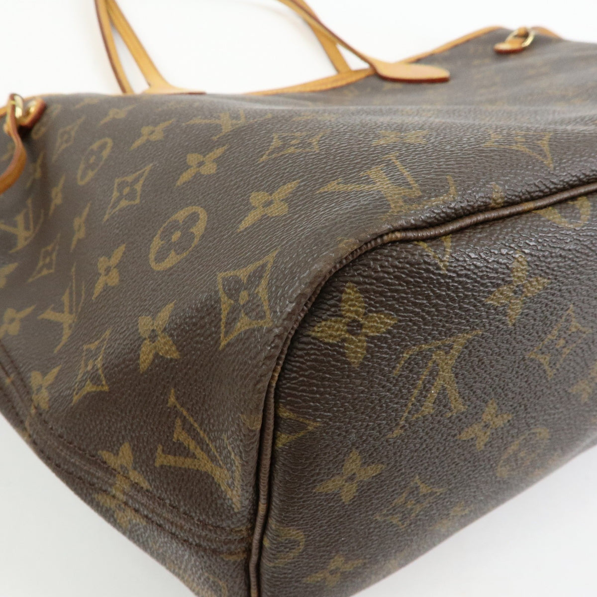 Louis Vuitton Neverfull Monogram Canvas, Brown, Canvas, Tote Bag