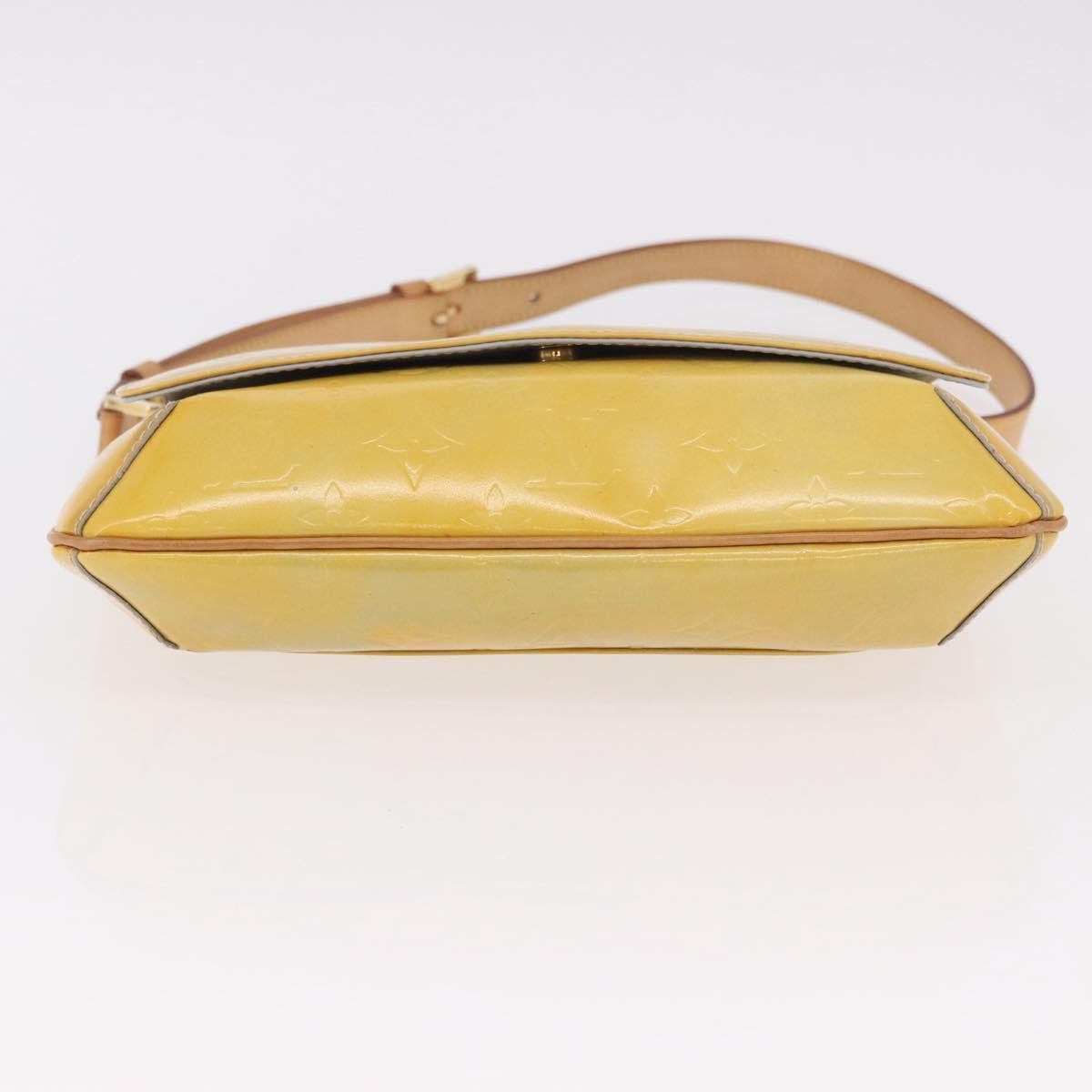 Louis Vuitton Thompson Street Monogram Vernis, Yellow, Patent Leather, Shoulder Bag