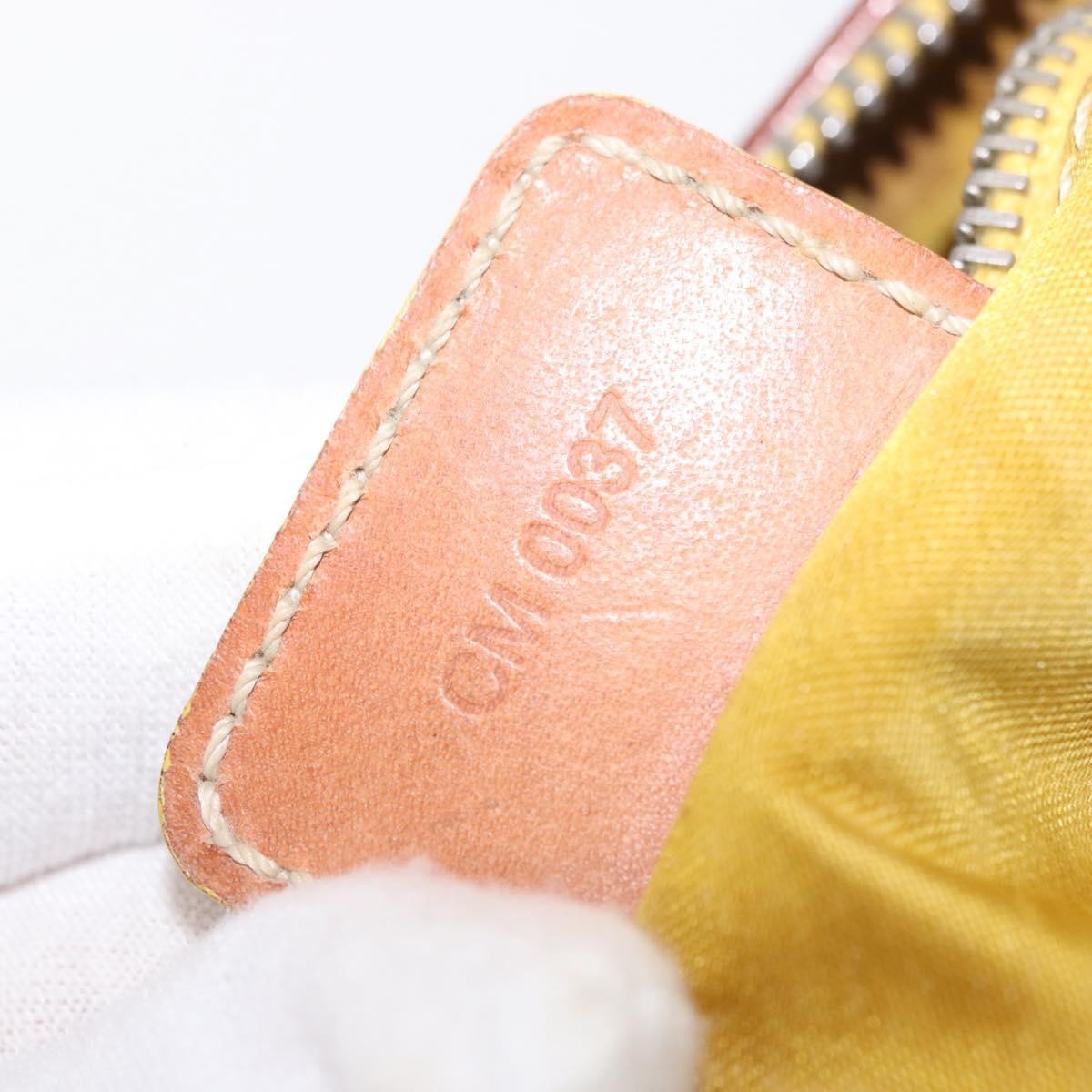 Christian Dior Vintage Trotter Romantique Diorissimo Coated Canvas, Beige, Canvas, Shoulder Bag