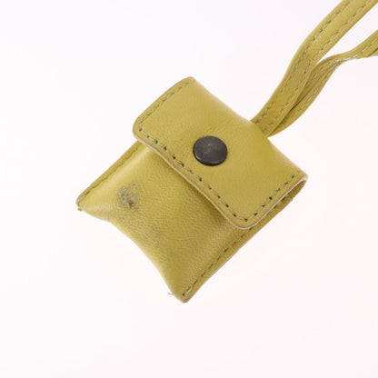 Bottega Veneta Zip Cube Messenger Intrecciato Nappa, Yellow, Leather, Shoulder Bag