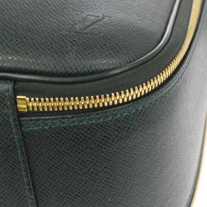 Louis Vuitton Tura Messenger Taiga Leather, Green, Leather, Handbag