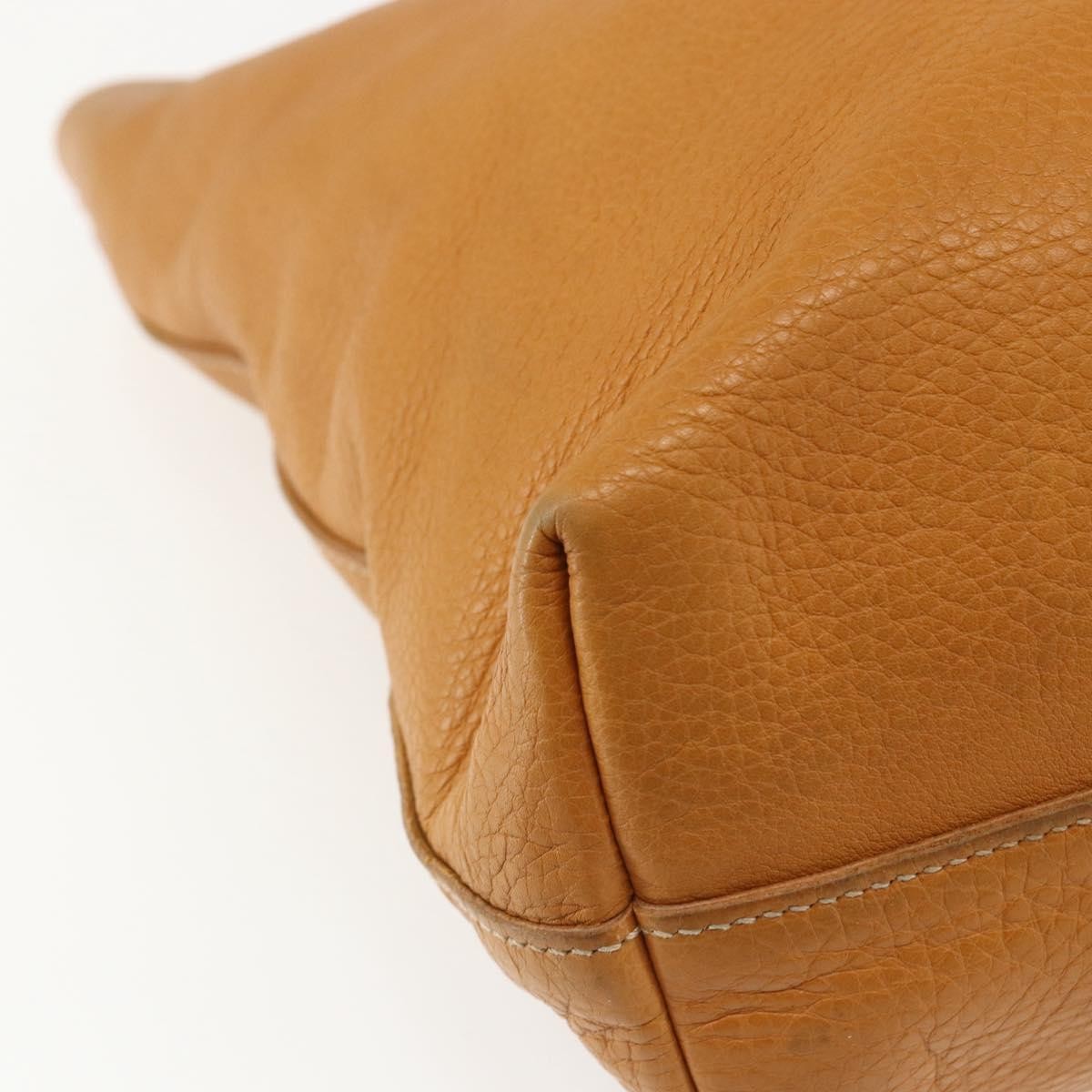 Prada Convertible Shopper Vitello Daino, Brown, Leather, Tote Bag