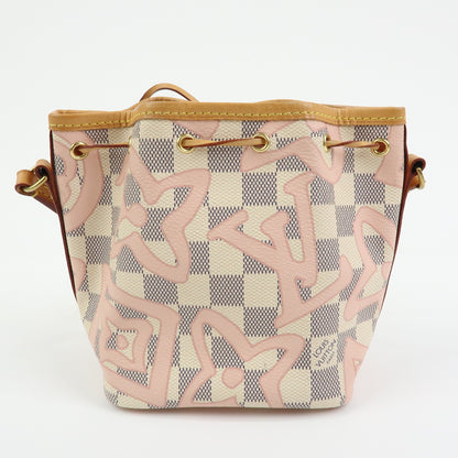 Louis Vuitton Noe Limited Edition Damier Tahitienne, White, Canvas, Shoulder Bag