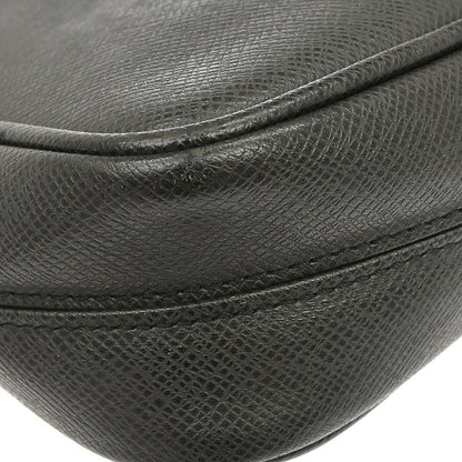 Louis Vuitton Dimitri Messenger Taiga Leather, Black, Leather, Shoulder Bag