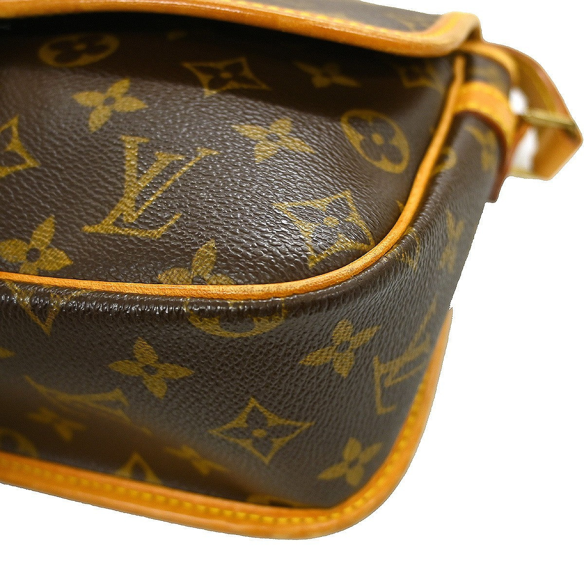 Louis Vuitton Sologne Monogram Canvas, Brown, Canvas, Shoulder Bag