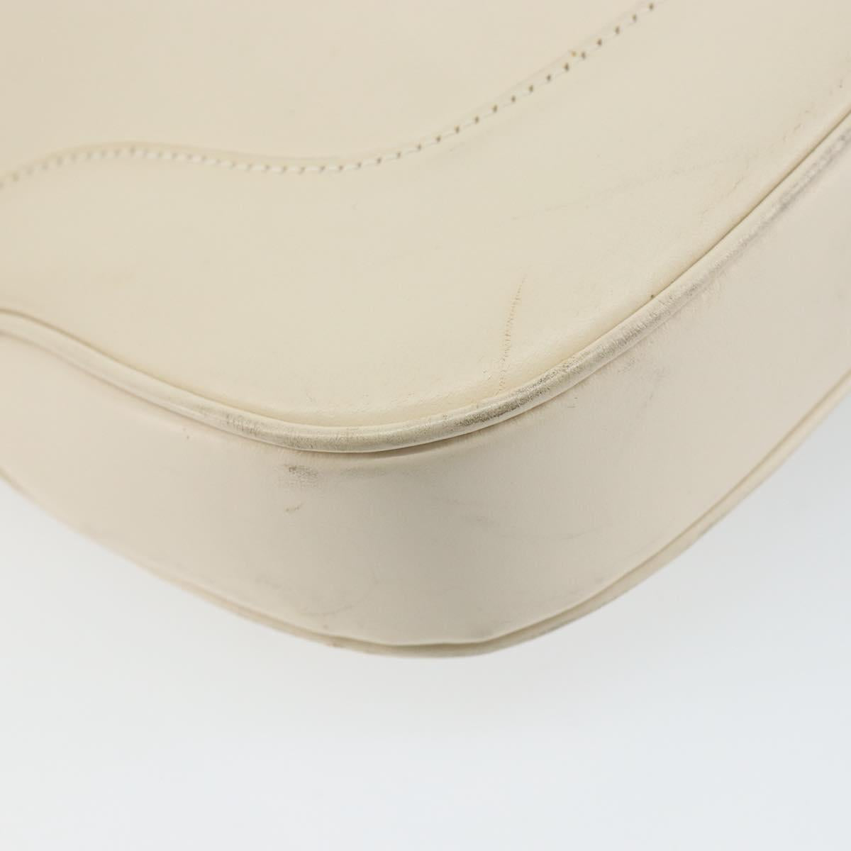 Gucci Jackie Original Shoulder Bag Leather, WHITE, LEATHER, Shoulder bag