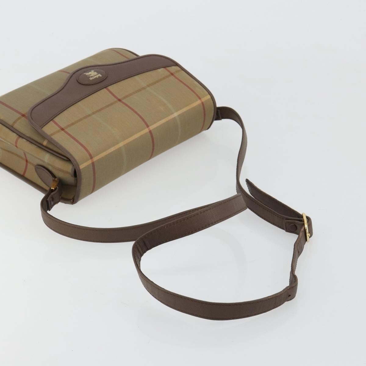 Burberry Nova Check Canvas and Leather, Brown, Canvas, Handbag