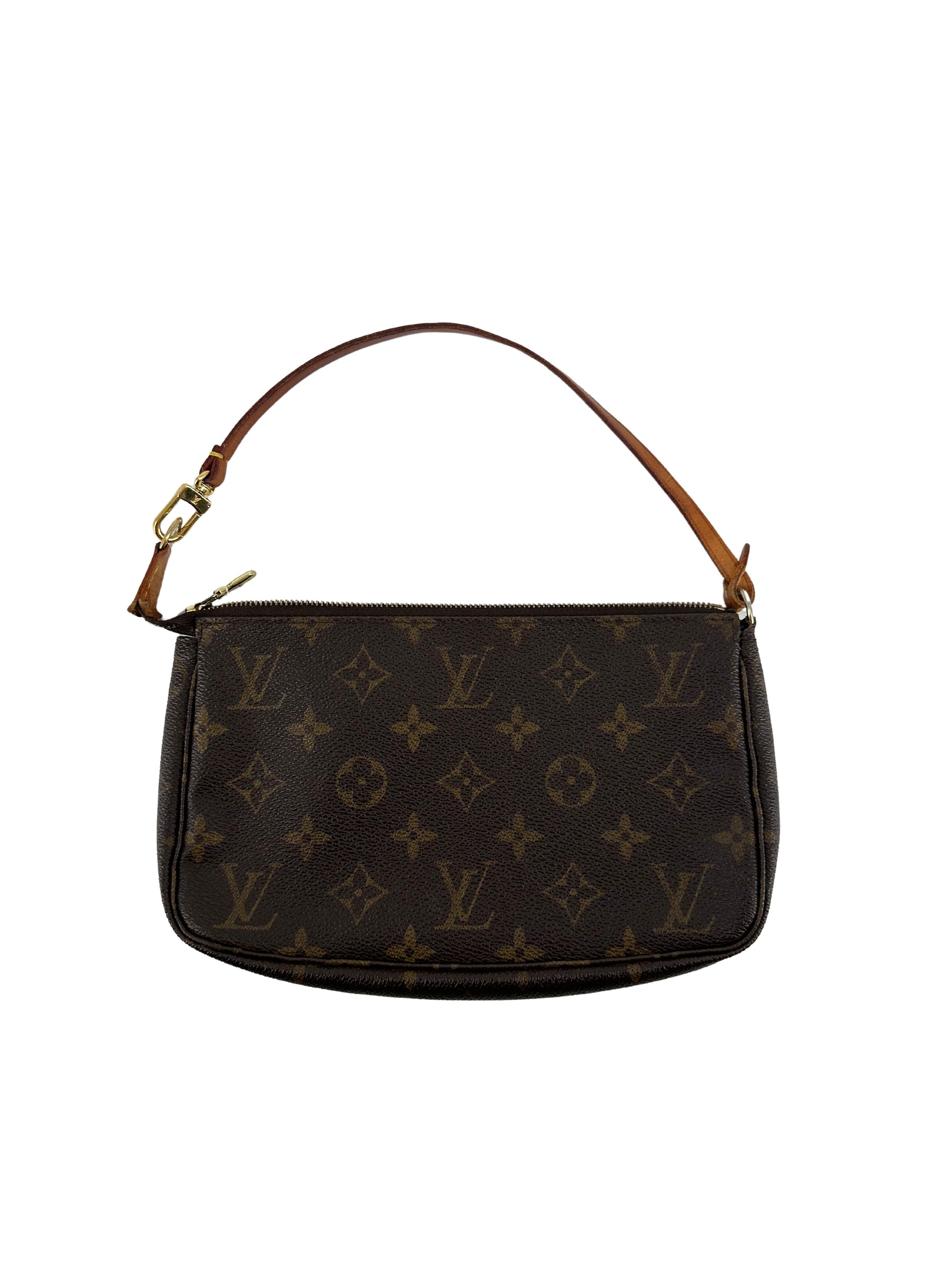 Louis Vuitton Pochette Accessoires NM Monogram Canvas, BROWN, CANVAS, Handbag