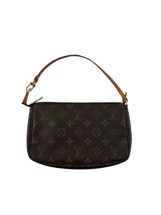 Louis Vuitton Pochette Accessoires NM Monogram Canvas, BROWN, CANVAS, Handbag