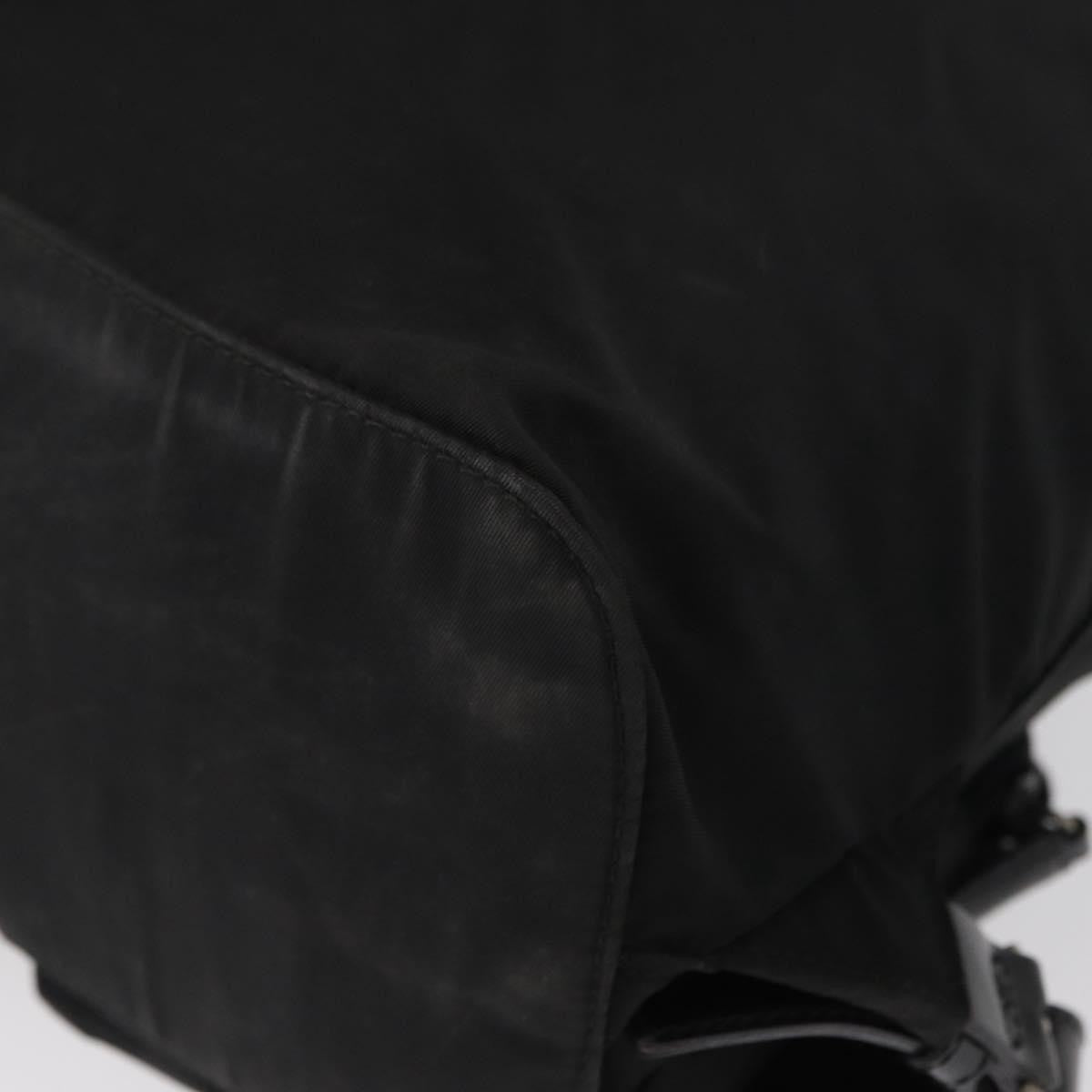 Prada Double Front Pocket Tessuto, Black, Nylon, Backpack