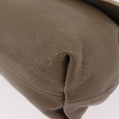 Chloe Lily Leather, Beige, Leather, Shoulder Bag