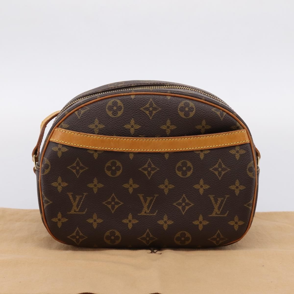 Louis Vuitton Blois Monogram Canvas, Brown, Canvas, Shoulder Bag