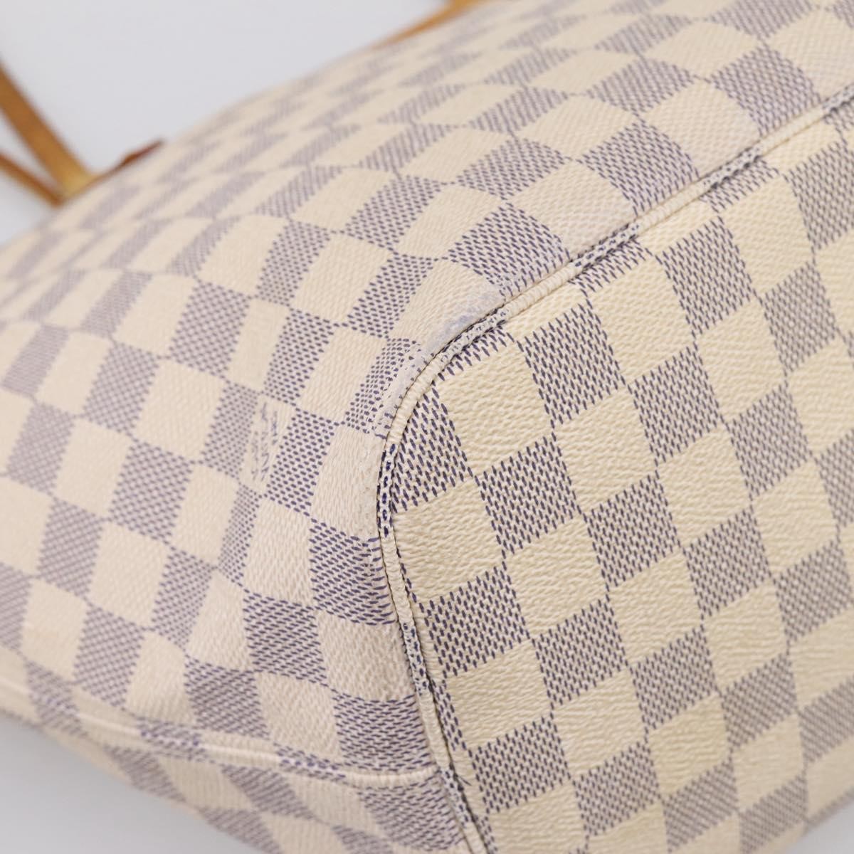 Louis Vuitton Neverfull Damier, Beige, Canvas, Tote Bag