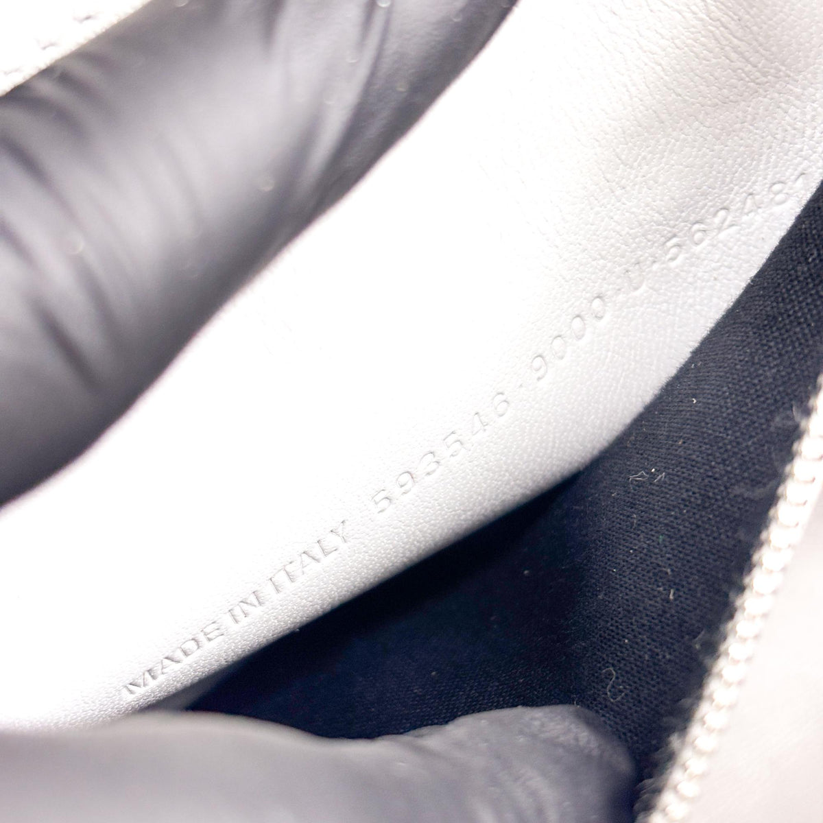 Balenciaga Hourglass Top Handle Leather, White, Leather, Handbag