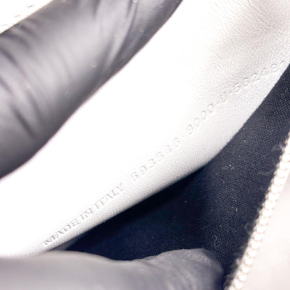Balenciaga Hourglass Top Handle Leather, White, Leather, Handbag