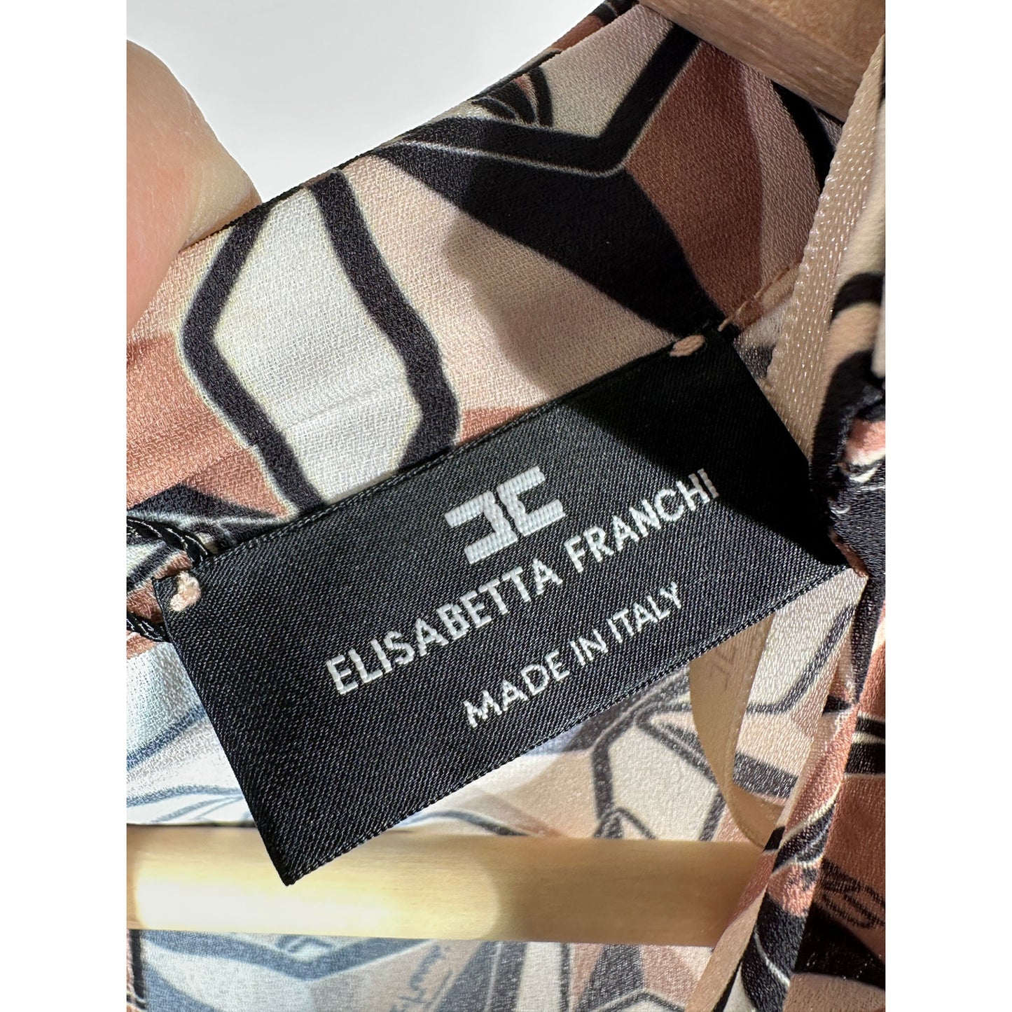 ELISABETTA FRANCHI Wide Leg Flared Jumpsuit