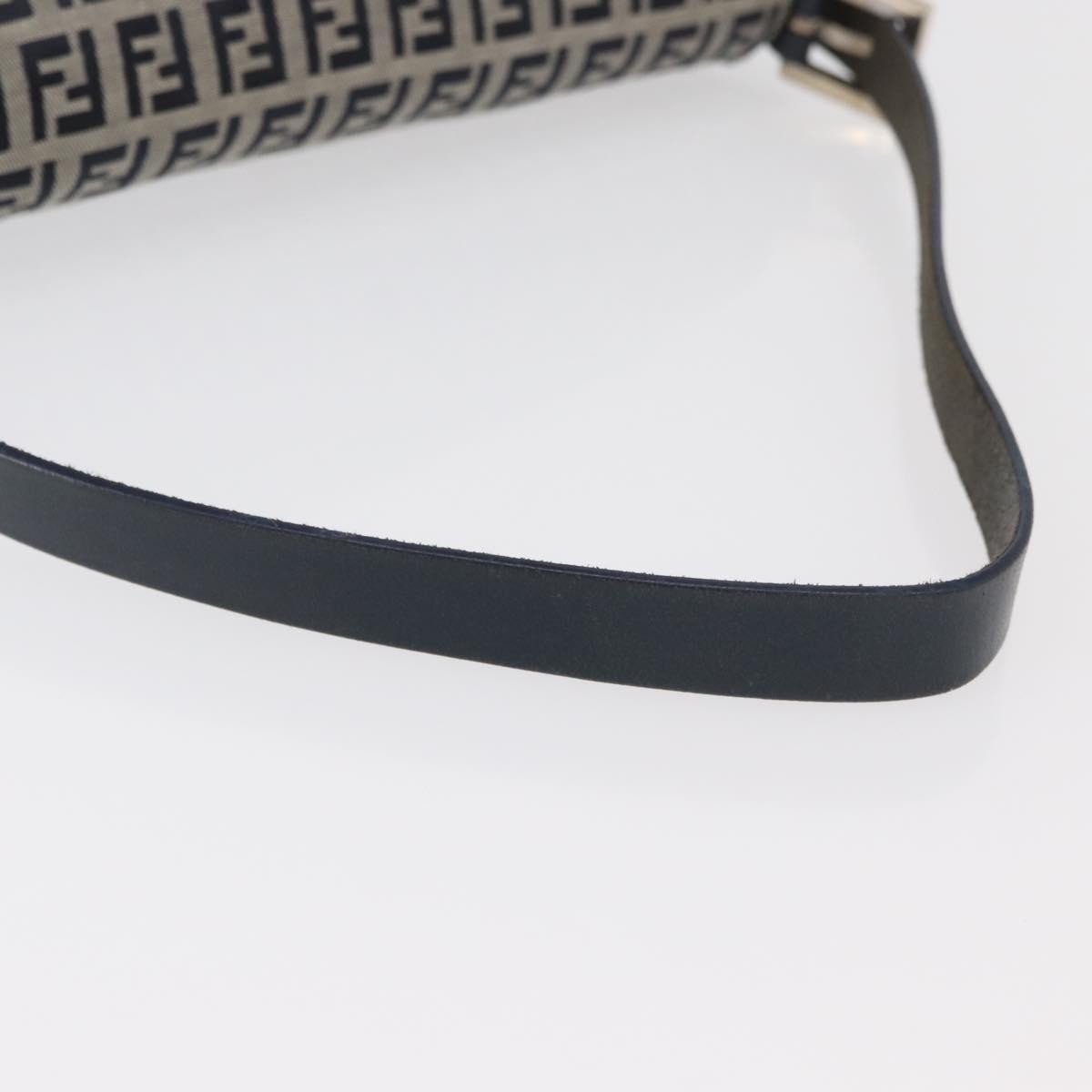 Fendi Baguette Zucchino Canvas, Navy, Canvas, Handbag