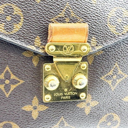 Louis Vuitton Pochette Metis Monogram Canvas, Brown, Canvas, Clutch