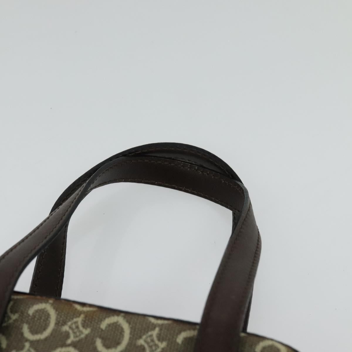 Celine C Macadam Canvas, Gray, Canvas, Handbag