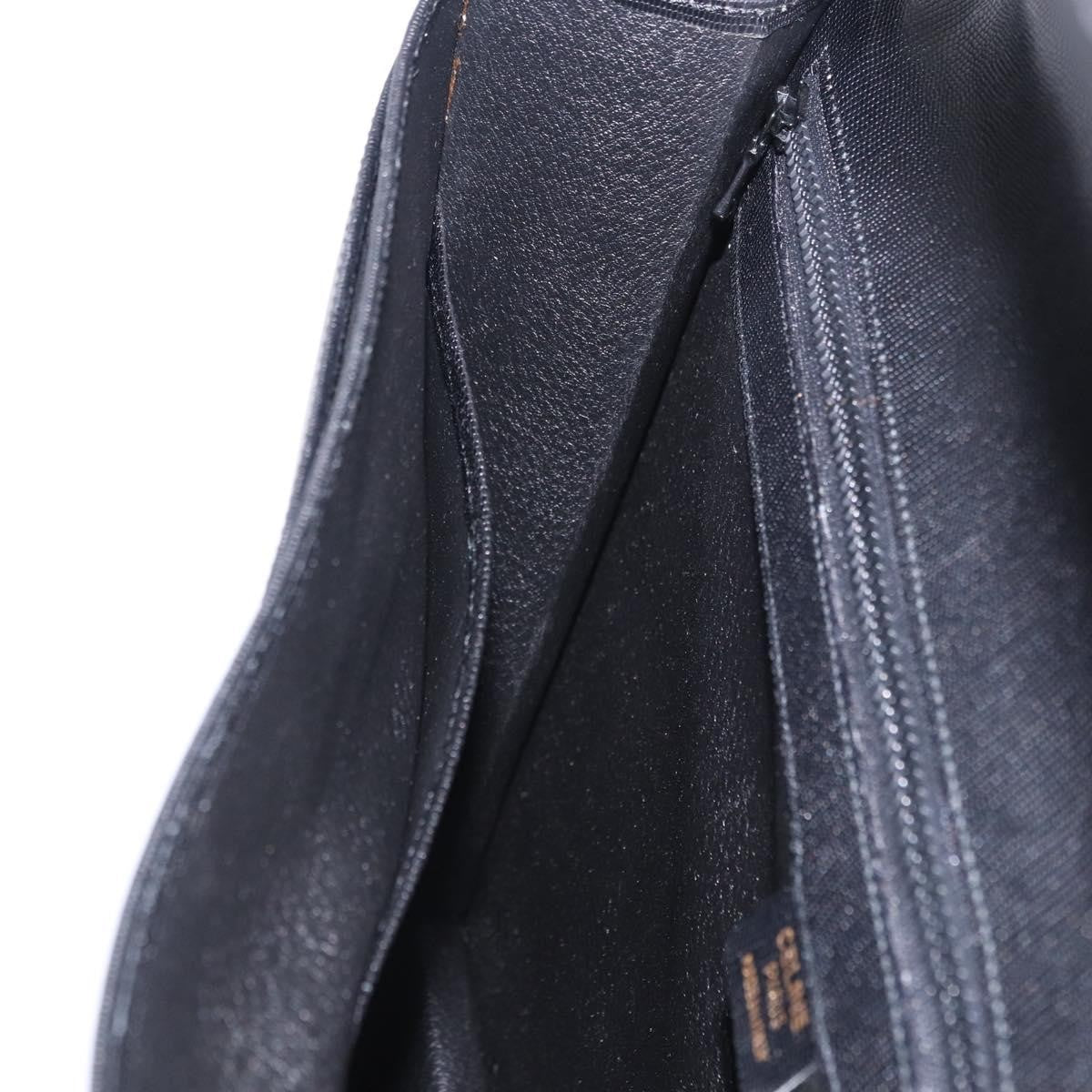 Celine Cartable Business Leather, Black, Leather, Briefcase