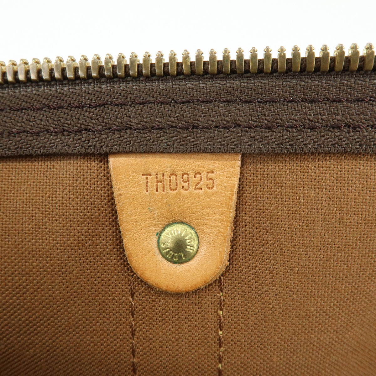 Louis Vuitton Keepall Bandouliere Monogram Canvas, Brown, Canvas, Travel Bag