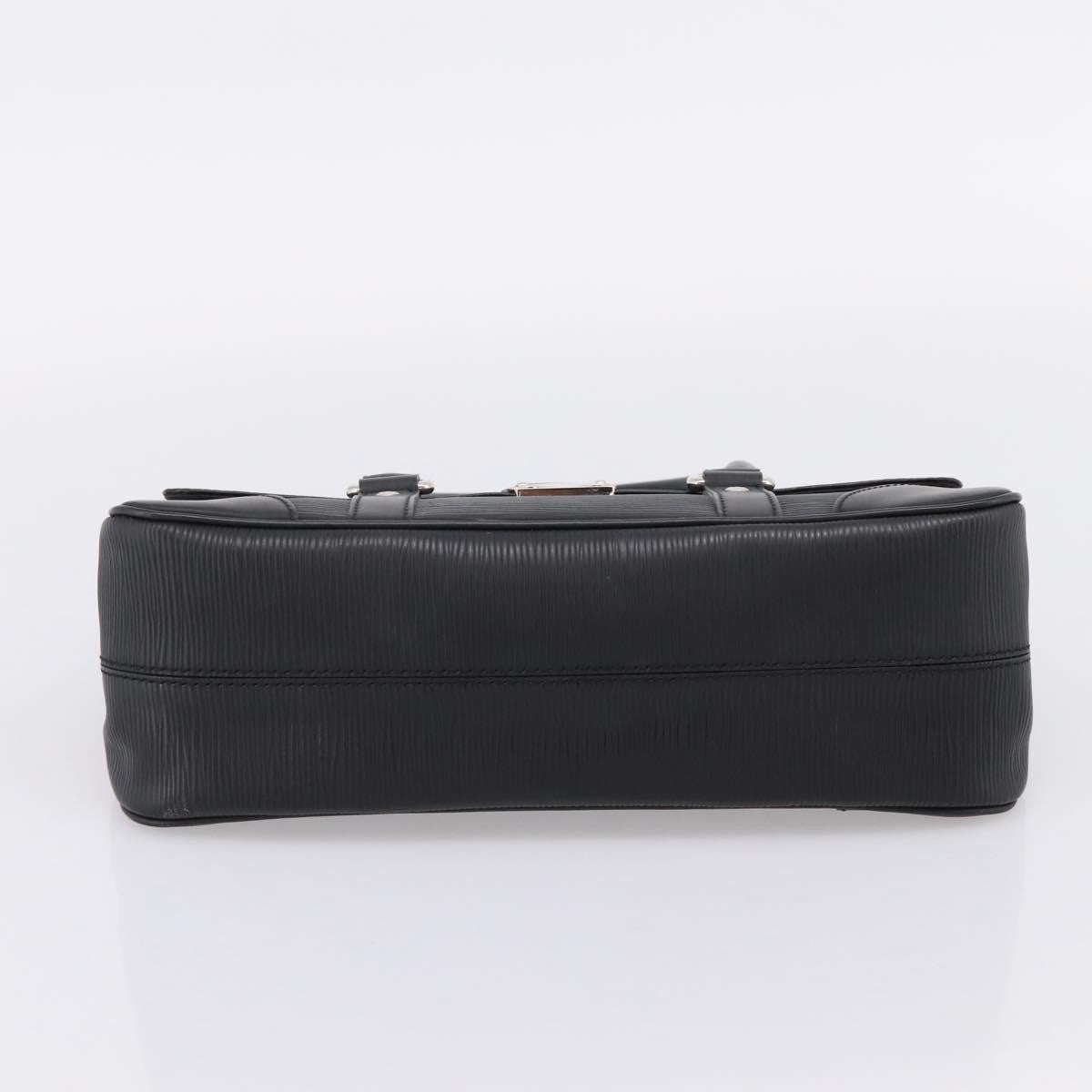 Louis Vuitton Segur Epi Leather, Black, Leather, Handbag